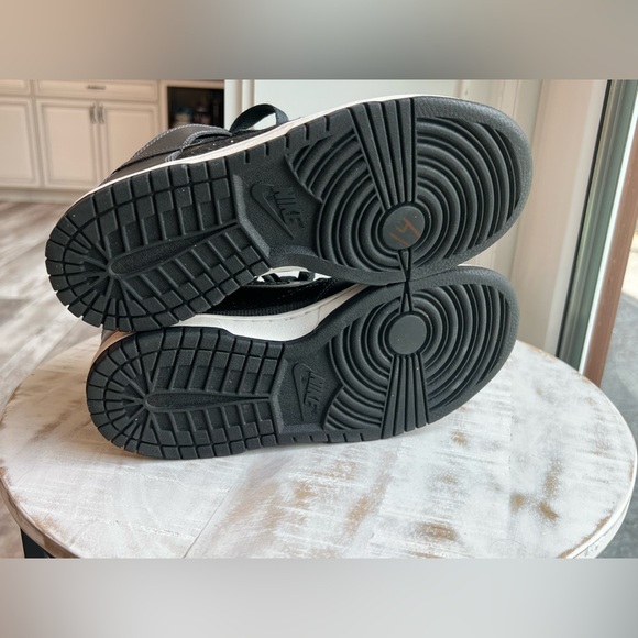 Nike Dunk High 6.0 Black Sparkle Size 6.5w 5y - Picture 6 of 9